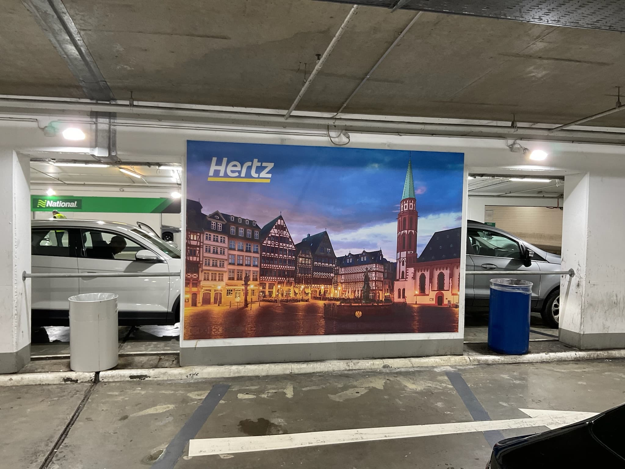 Unbeleuchtete Spanntücher